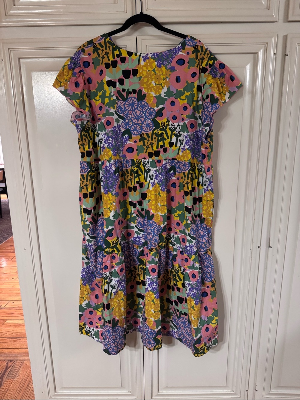 Nooworks Pink Multicolor Floral Casual Woman’s ' Dress - Picture 2 of 3